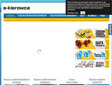 Tablet Screenshot of e-kierowca.pl